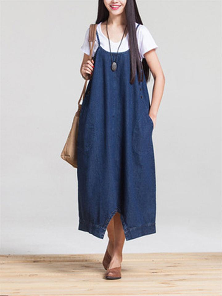 Relax Solid Color Nine Pants And Dress Two Ways To Wear Shopvhs.com
