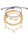 Multilayer Chian Bracelets Anklet