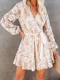 Bohemian Long Sleeve Print Dress