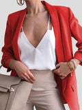 Fashion Lapel Slim-Fit Cardigan Blazer