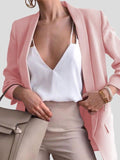 Fashion Lapel Slim-Fit Cardigan Blazer