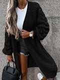 Women's Cardigans Loose Long Sleeve Knitted Sweater Cardigan