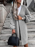 Women's Cardigans Loose Long Sleeve Knitted Sweater Cardigan