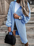 Women's Cardigans Loose Long Sleeve Knitted Sweater Cardigan