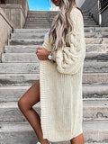 Women's Cardigans Loose Long Sleeve Knitted Sweater Cardigan