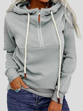 Front Zip Long Sleeve Cool Hoodie